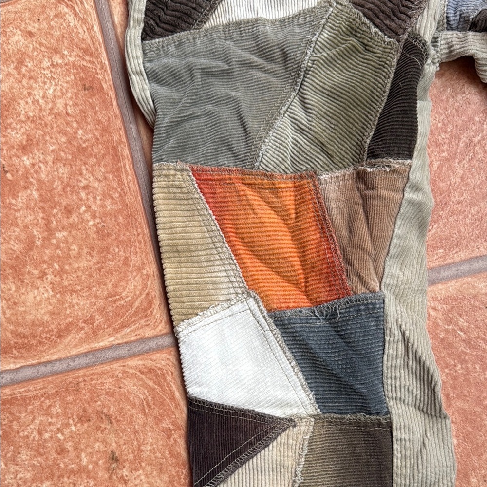 Patchwork Multicolor Pants - Picture 6 of 10